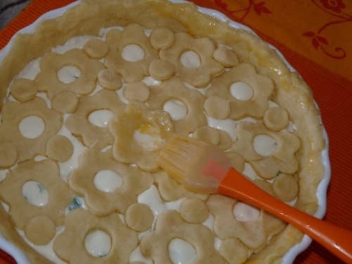 Cesnakový koláč s bryndzovou plnkou (fotorecept) - obrázok 9