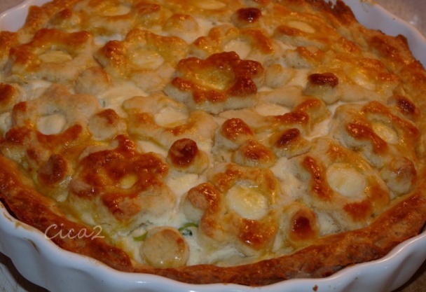 Cesnakový koláč s bryndzovou plnkou (fotorecept) - obrázok 10