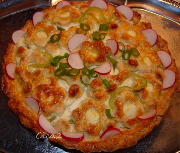 Cesnakový koláč s bryndzovou plnkou (fotorecept) - obrázok 11