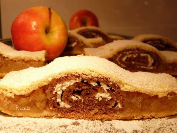 Jablkový koláč-2v1 (fotorecept) - obrázok 16