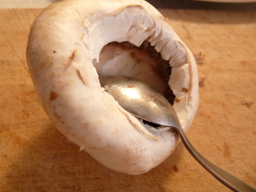 Plnené šampiňóny (fotorecept) - obrázok 1