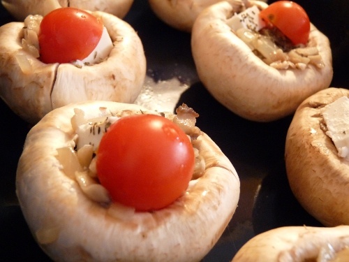 Plnené šampiňóny (fotorecept) - obrázok 4