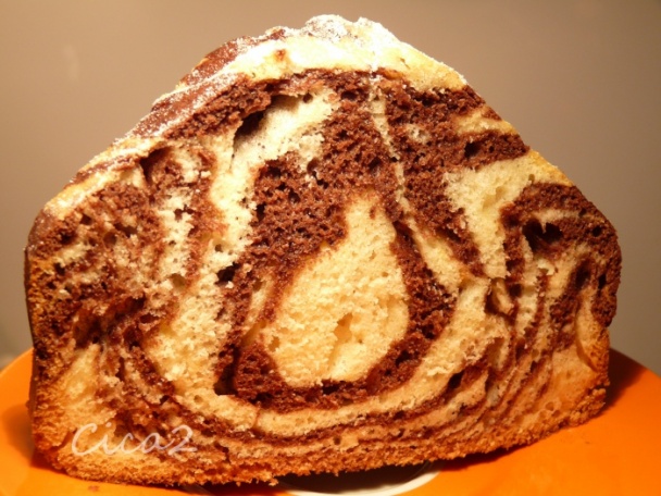 Mramorový koláč z pekárničky (fotorecept) - obrázok 12