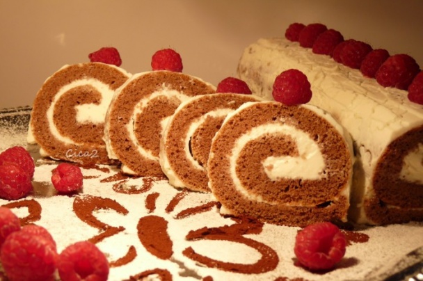 Roláda s chuťou bielej čokolády (fotorecept) - obrázok 14