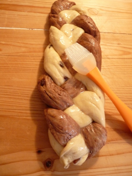 Domáca dvojfarebná vianočka (fotorecept) - obrázok 14