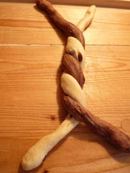 Domáca dvojfarebná vianočka (fotorecept) - obrázok 17