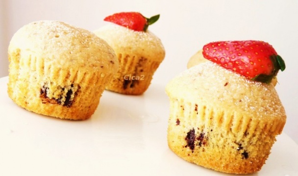 Muffiny s horkou čokoládou (fotorecept) - obrázok 8