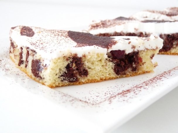 Mramorový koláč s brusnicami (fotorecept) - obrázok 16