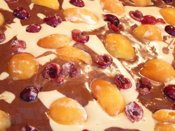 Čerešňovo-marhuľový koláč (fotorecept) - obrázok 7