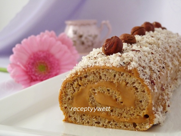Orechovo-karamelová roláda (fotorecept) - obrázok 12