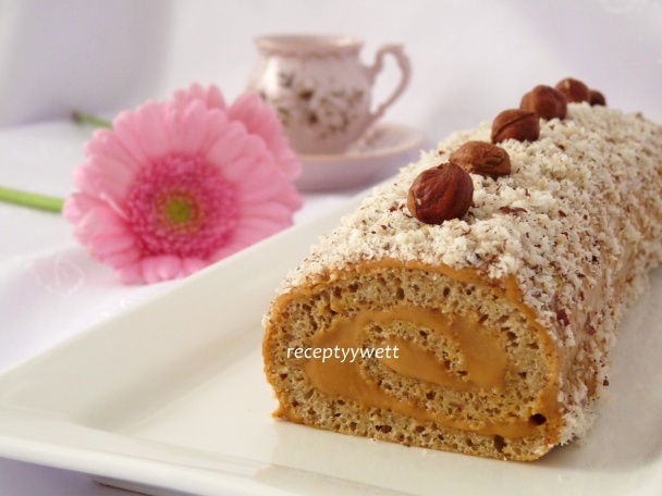 Orechovo-karamelová roláda (fotorecept) - obrázok 14