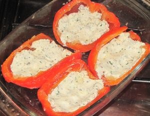 Pečená paprika s bryndzou - obrázok 3