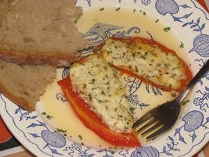 Pečená paprika s bryndzou - obrázok 5