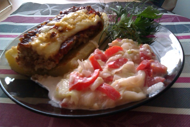 Plnená tekvica bravčovým mäsom  - obrázok 2