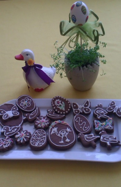 Keksíky s veľkonočnou výzdobou - obrázok 1