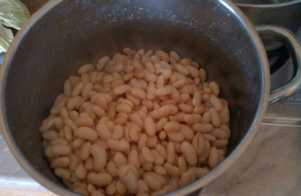 Fazuľová polievka so super haluškami (fotorecept) - obrázok 3