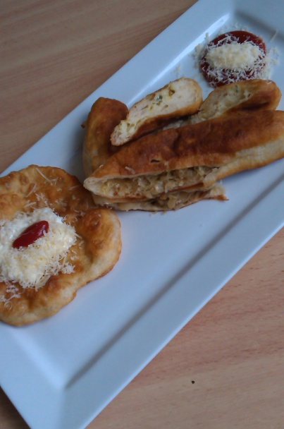 Maďarský plnený langoš - obrázok 5