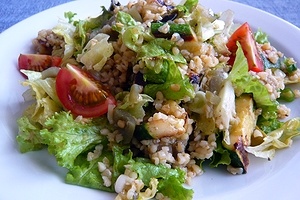 Šalát s bulgurom, riasou Wakame a grilovanou zeleninou - obrázok 5