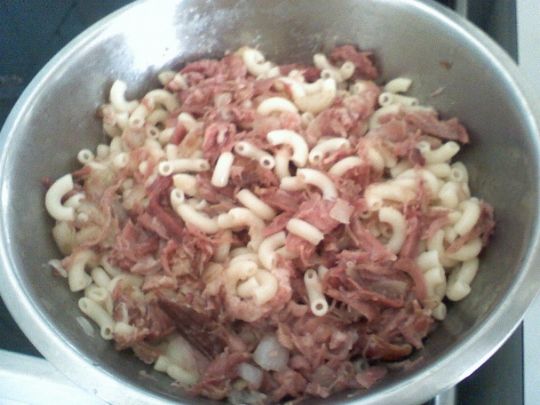 Zapekané cestoviny s údeným kolenom (fotorecept) - obrázok 3