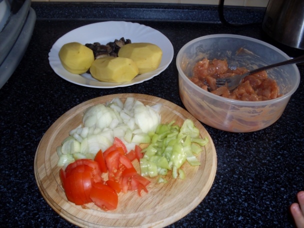 Morčací guláš s hubami (fotorecept) - obrázok 1