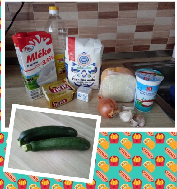 Slaný kysnutý cuketový koláč (fotorecept) - obrázok 1