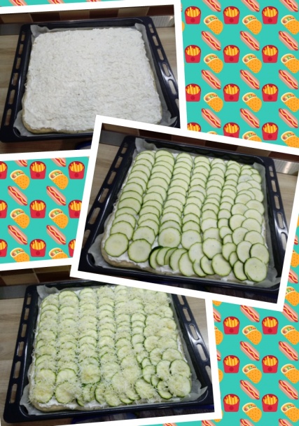 Slaný kysnutý cuketový koláč (fotorecept) - obrázok 5