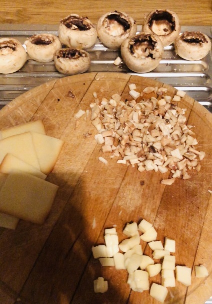 Zapečené šampiňóny so syrovou plnkou (fotorecept) - obrázok 2