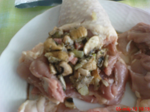 Plnené kuracie stehná na poľovnícky spôsob - obrázok 3
