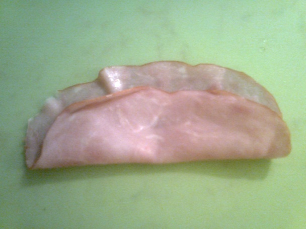 Šunková ruža (ozdoba obložených mís, servírovaných jedál) - obrázok 2