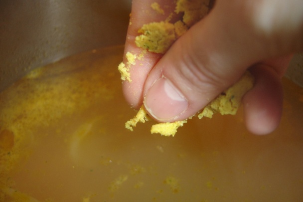 Biela kukuricová polievka s majoránkou a syrom (fotorecept) - obrázok 3