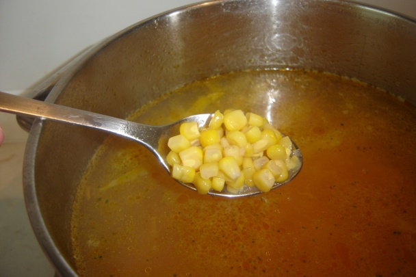 Biela kukuricová polievka s majoránkou a syrom (fotorecept) - obrázok 5