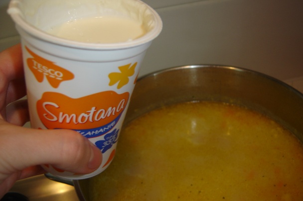 Biela kukuricová polievka s majoránkou a syrom (fotorecept) - obrázok 7