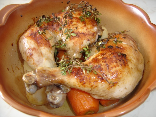 Kuracie stehná s medovou kôrkou, citrónový kuskus a vývar so srdiečkovými rezancami (fotorecept) - obrázok 6