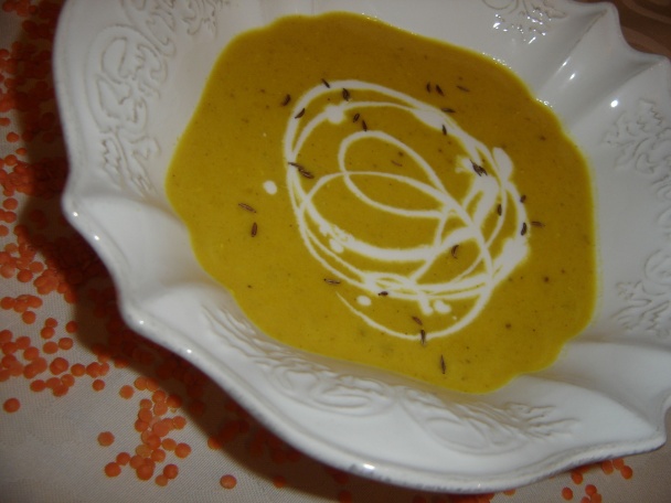 Jemná polievka z červenej šošovice s kokosovým mliekom - obrázok 6