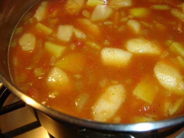 Oranžová polievka s hruškami a karí (fotorecept) - obrázok 6