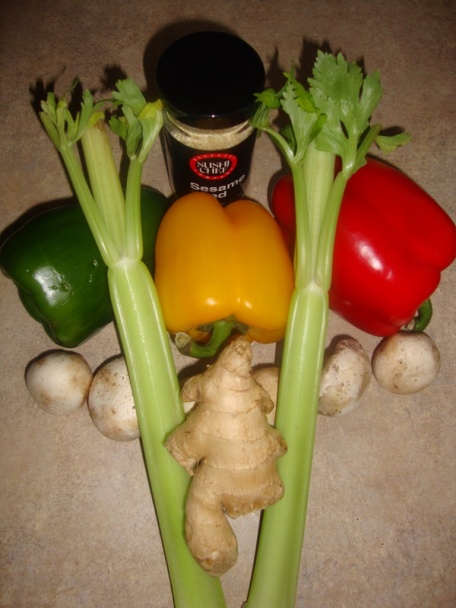 Restované kuracie prsia s ďumbierom a cesnakom na pestrofarebnom koberci (fotorecept) - obrázok 4