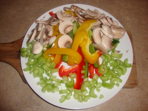 Restované kuracie prsia s ďumbierom a cesnakom na pestrofarebnom koberci (fotorecept) - obrázok 5