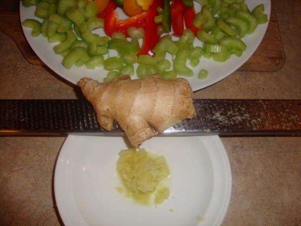 Restované kuracie prsia s ďumbierom a cesnakom na pestrofarebnom koberci (fotorecept) - obrázok 6