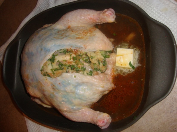 Pečené kuriatko s plnkou naviac - to akože pre mňa (fotorecept) - obrázok 7