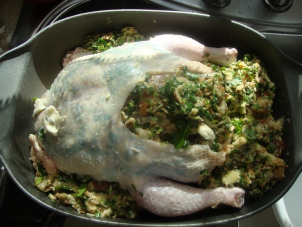 Pečené kuriatko s plnkou naviac - to akože pre mňa (fotorecept) - obrázok 8
