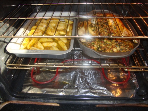Pečené kuriatko s plnkou naviac - to akože pre mňa (fotorecept) - obrázok 12
