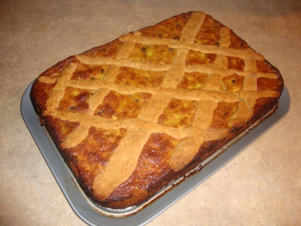 Jednoduchý hnetený koláč so zeleným tvarohom (fotorecept) - obrázok 10