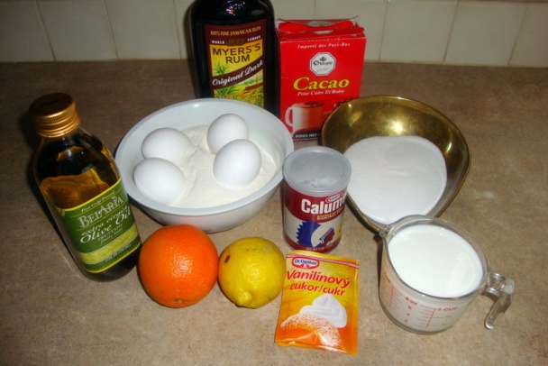 Citrónovo-pomarančové rezy s malinami a tvarohovo-šľahačkovým krémom - obrázok 1