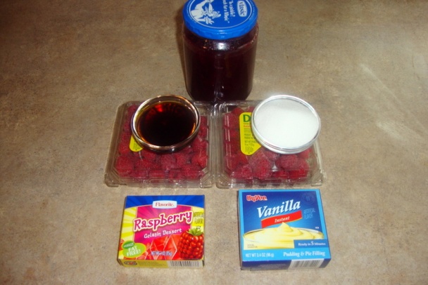 Citrónovo-pomarančové rezy s malinami a tvarohovo-šľahačkovým krémom - obrázok 6