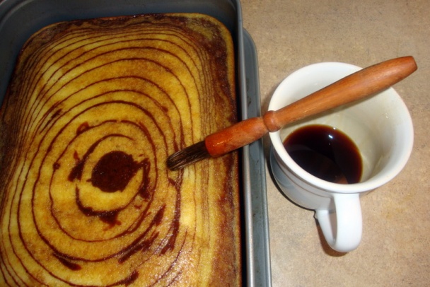 Citrónovo-pomarančové rezy s malinami a tvarohovo-šľahačkovým krémom - obrázok 9