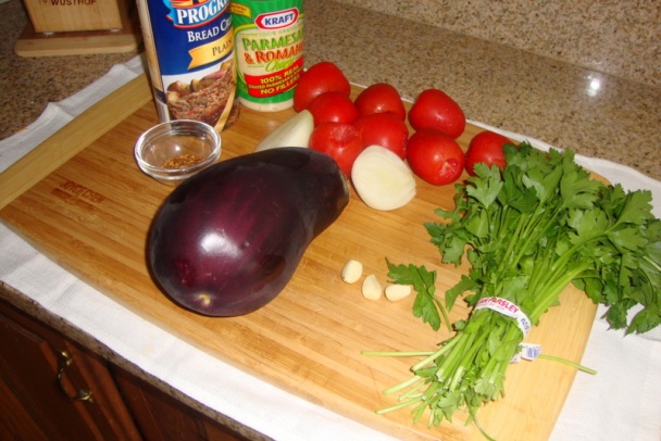 Baklažánová príloha – iba tak – alebo aj ako príloha k vyprážaným rezňom (fotorecept) - obrázok 1