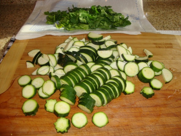 Ryža so záhradkárskymi prebytkami, tentoraz s mladými cuketkami (fotorecept) - obrázok 5