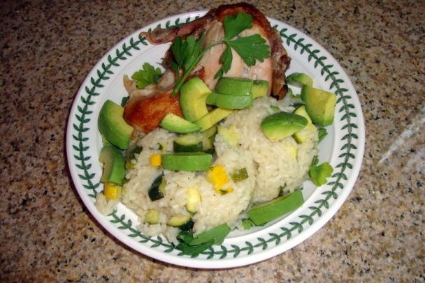 Ryža so záhradkárskymi prebytkami, tentoraz s mladými cuketkami (fotorecept) - obrázok 10