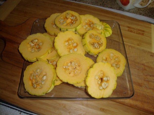 Pečená žltozelená tekvička – Delicata Squash  (fotorecept)   - obrázok 2
