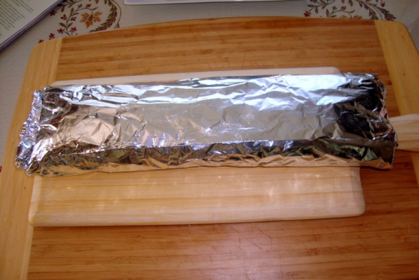 Piškótová slaná roláda s modrým syrom a čerstvými bylinkami (fotorecept) - obrázok 12